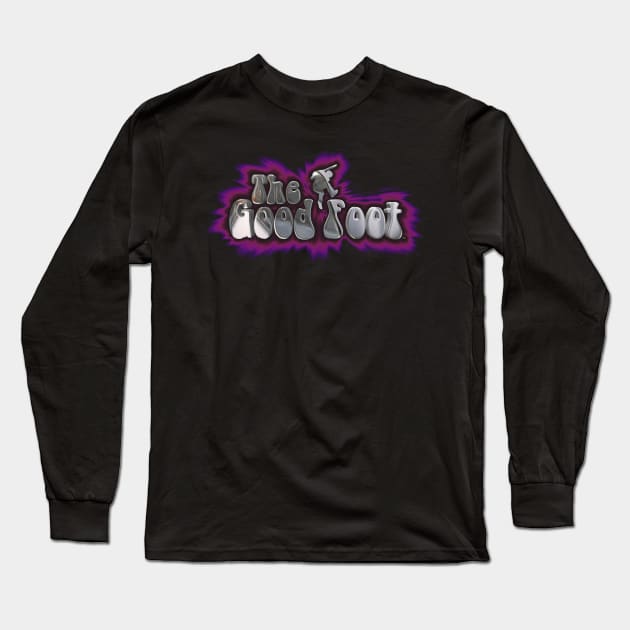 THE GOOD FOOT - Chrome/Purple Explosion Long Sleeve T-Shirt by The Good Foot